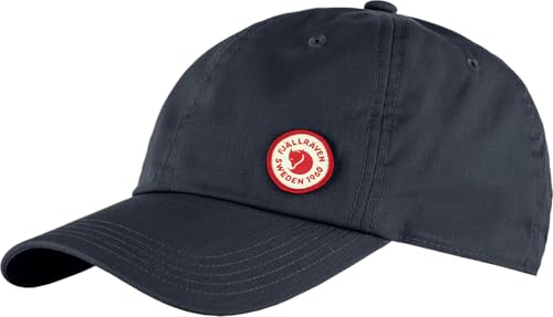Fjällräven Unisex Fjällräven Logo Kappe, Dark Navy, L/XL