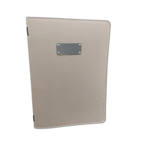 oggettando Juego de 16 menús personalizables A4 para restaurante, pub, bar o cervecería moderna (beige)