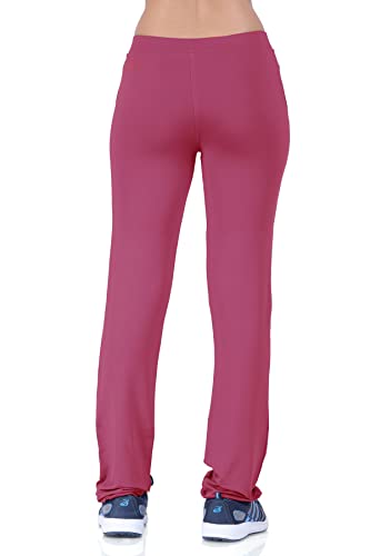 Image of Women Regular Fit Activewear Track Pant | Mid Rise, Stretchable with Side Pockets, Plus Size Athleisure Track Pant for Women | Breathable Fabric for Gym, Workout, Sports & Casual Wear