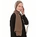 Ayisah Chiffon Hijab Scarf for Women - Taupe Chiffon Hijab Muslim Headscarf - Soft Fashion Scarf Muslim Headscarf Shawl (Taupe)
