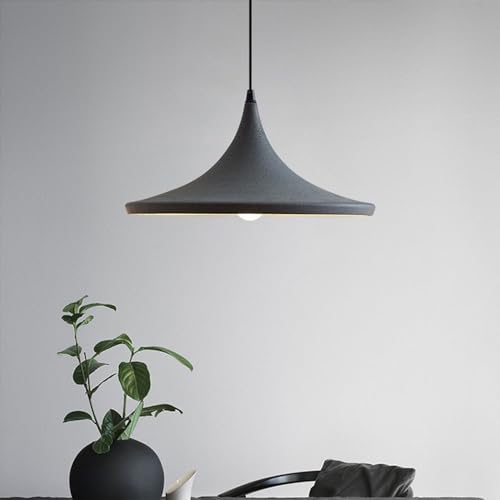 Lampe suspendue en béton créative au fini minéral haut de gamme