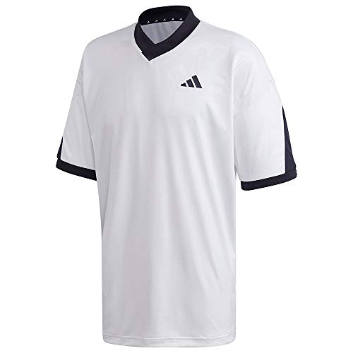 adidas M Urban Foot T Camiseta, Hombre, Blanco/Negro, XS