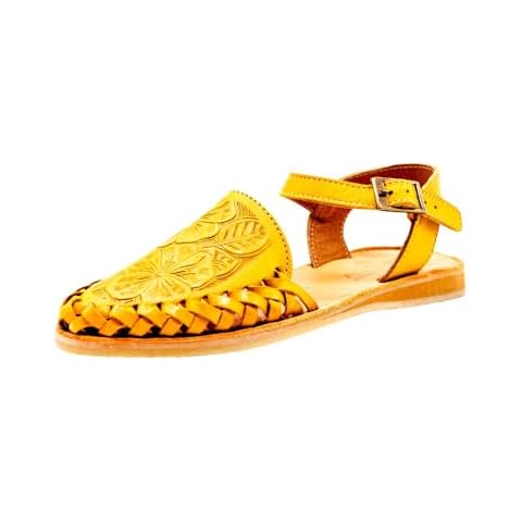 SBICCA Women's Acapulco Flat Sandal, Mustard, 7 Cover