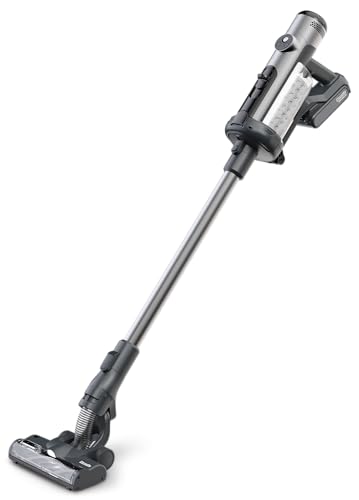 Numatic Henry Quick NQ100 Cordless Stick Vacuum, Grey, 300W 1 Litre - Includes 2 Batterys