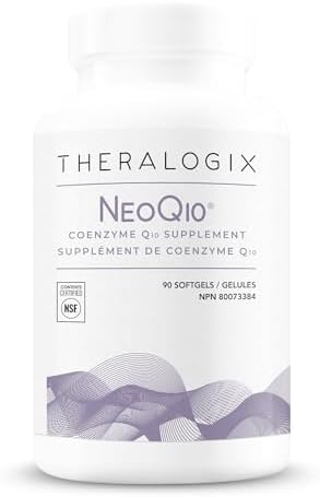 Theralogix - NeoQ10® Coenzyme Q10 Supplement for Cardiovascular Support - Promotes Normal Heart Health, Fertility, and Cognitive Function - 300-600% Better Absorption and Bioavailability - 90 Softgels