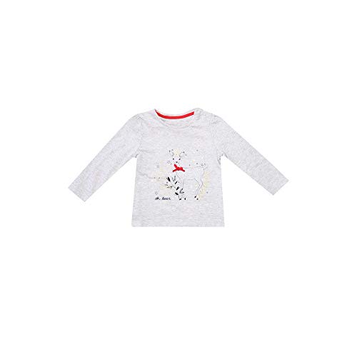 Image of Mothercare Baby Girl's Floral Regular Fit T-Shirt