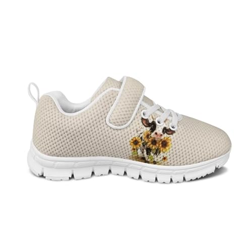 Girl Sneakers Size 11-15 Lightweight Girls Running Shoes Lace-Up Design2