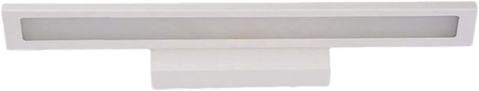Luci da toeletta moderne for il bagno Corridoio Portico Bagno sopra l'illuminazione della parete a specchio Lampada da parete for decorazioni da comodino ( Color : White Nature White , Size : 11W 55CM