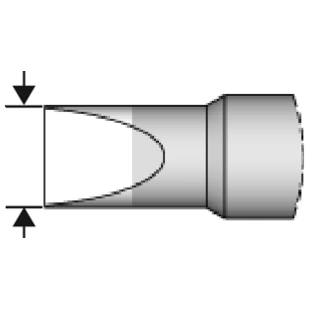 JBC Punta de soldadura Serie C210, forma de cincel, C210007/2,3 x 0,7 mm, recta, forma de cincel C210007 (cartucho de soldadura 2210 AD2210 C210 C210 cartucho de soldadura cartucho de soldadura
