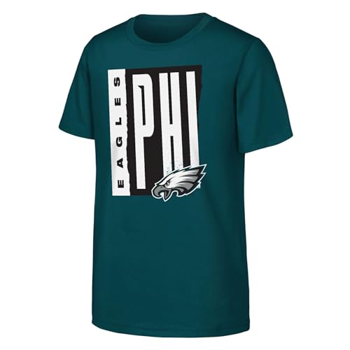 Camiseta verde Philadelphia Eagles de hombre ropa deportiva NFL casual de futbol americano