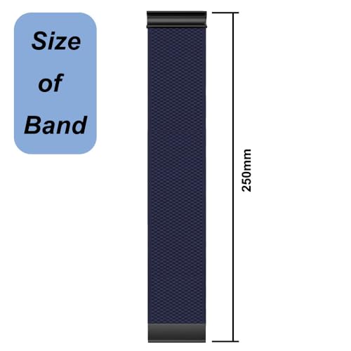 Emilydeals Bands for Whoop 4.0 - Replacement Nylon Knit Watch Strap Wristband with U-shaped Metal Frame Fitness & Activity Tracker Accessories