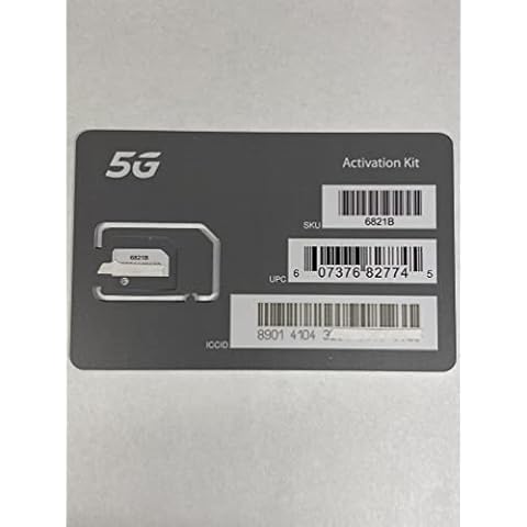 AT&T 4G 5G SIM Card Triplecut (for Any Size sim Slot) Activation KIT for USE ON Any AT&T 5G/4G Device! Included is a Simbros Sim Key to Open Any sim Door on Any 5g Phone (Pack of 10) Cover