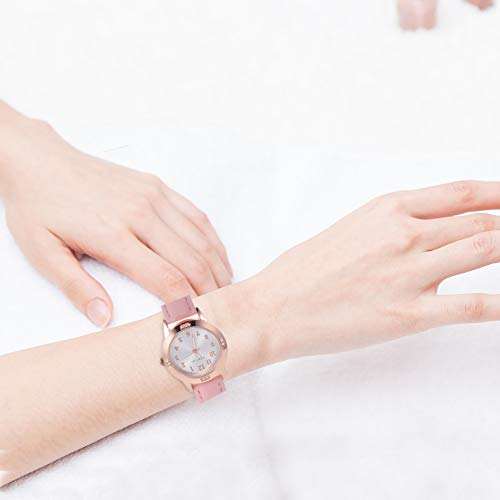 ULTECHNOVO Couro Moda Relógio de Pulso Das Mulheres Assistir À Prova D' Água de Metal Aniversário P