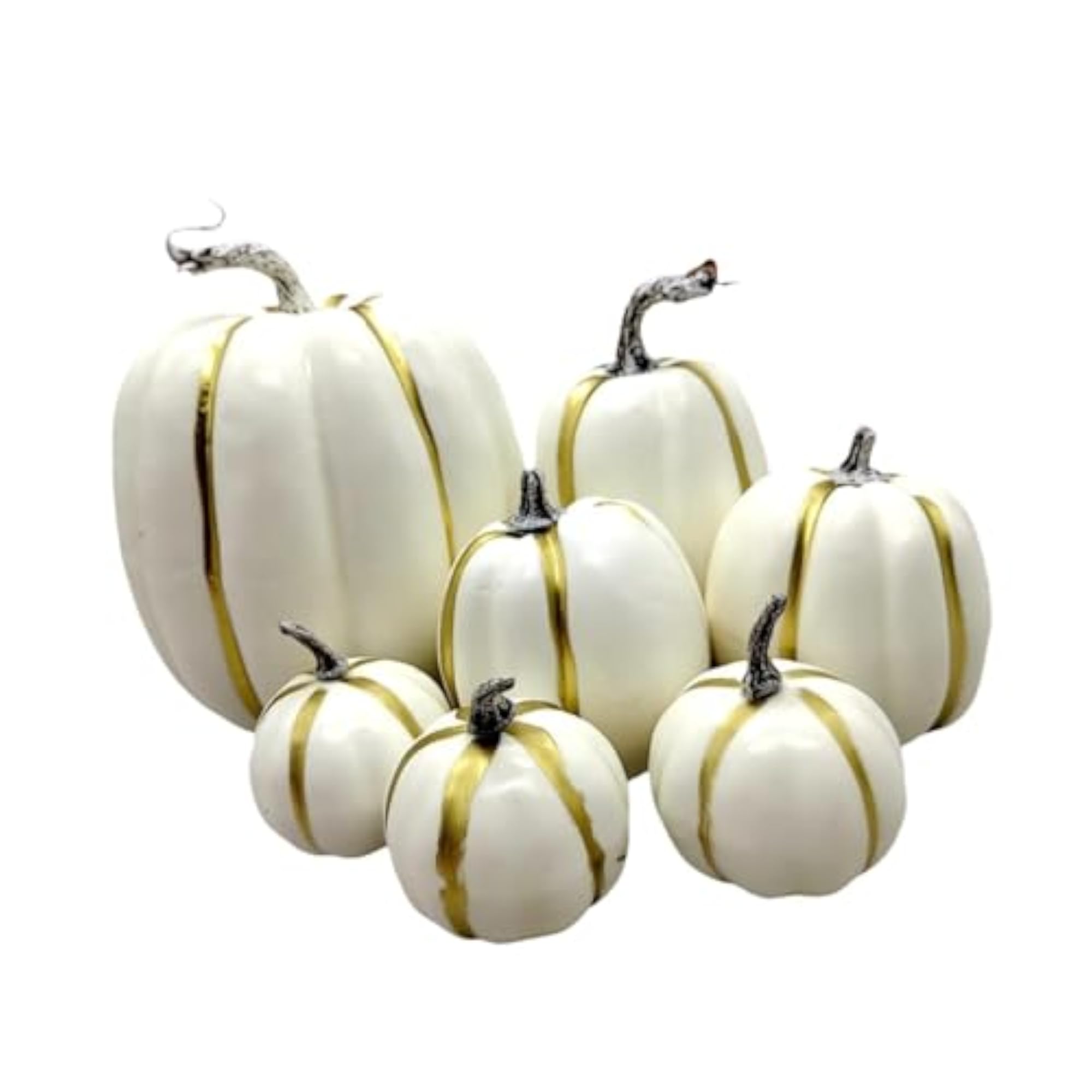 7X Foam Pumpkins Simple Crafts Artificial Pumpkins