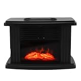 Calentador Eléctrico Para Chimenea, Calentador Eléctrico De Escritorio Para Dormitorios, Funcionamiento Silencioso Para Uso Amigable Con El Sueño, Enchufe Europeo De 220V