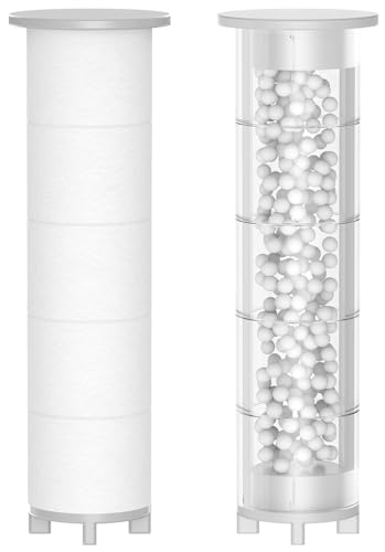 シャワーヘッド 塩素除去 節水 浄水 高洗浄力 塩素除去 毛穴汚れ除去 お風呂 バス用品 軽量 取付簡単 2本セット 国際基準G1/2 01