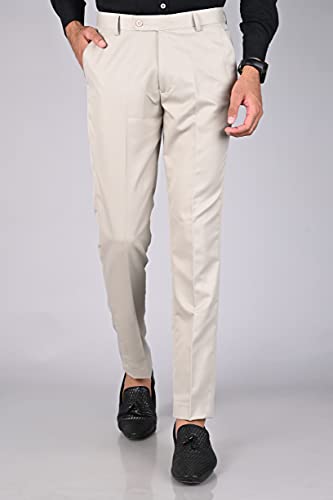 Image of Formal Pants for Men | Men's Slim fit Formal Pant Combo | Non Stretchable Trouser | Office wear Trousers