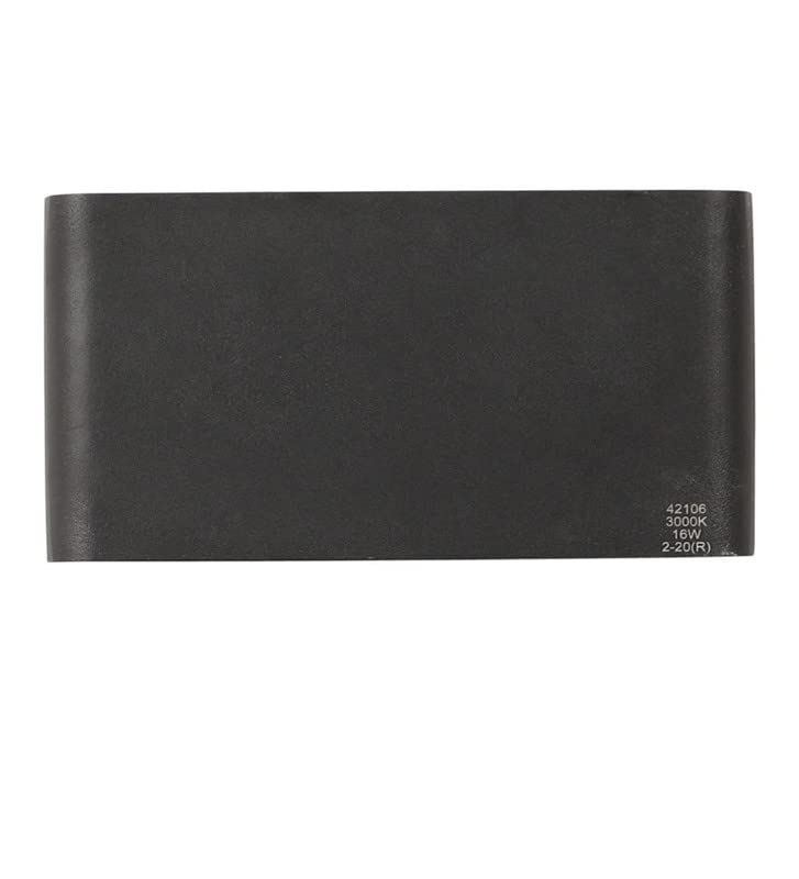 Image of ELIANTE Metal Outdoor Wall Light Black for Living Room, Bedroom, Dining Room, Kitchen | 2 Years Warranty | Inbuilt LED