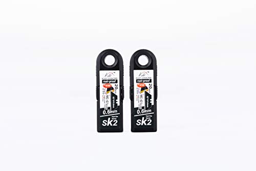 Kutir 20-Pack Utility Knife Blades - SK2 High-Carbon Steel, Premium Tempered, Hard Plastic Box - Standard Size Durable Knife Blades for Most of the Standard Utility Knives - Thumbnail 2