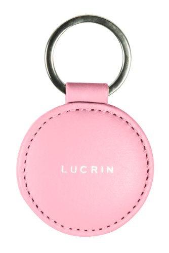 Preisvergleich Produktbild Lucrin Schlüsselanhänge Runder - Färsenleder, Glatt - Leder - Klares Pink PM1037_VCLS_RSS