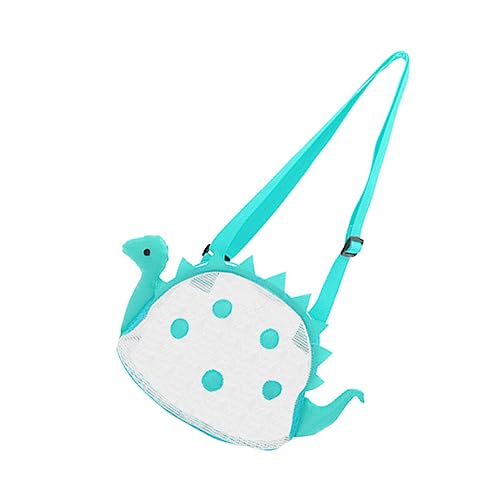 Toddmomy and Girls Beach Bag Mesh Dinosaur Toy Bag Portable Storage for Pool Toys