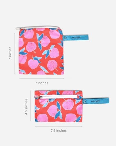 Eco Right Lunch Bags for Office Women & Men, Insulated Lunch Bag for Kids, Tiffin Bag with Bottle Holder, Carry Handle & Pocket