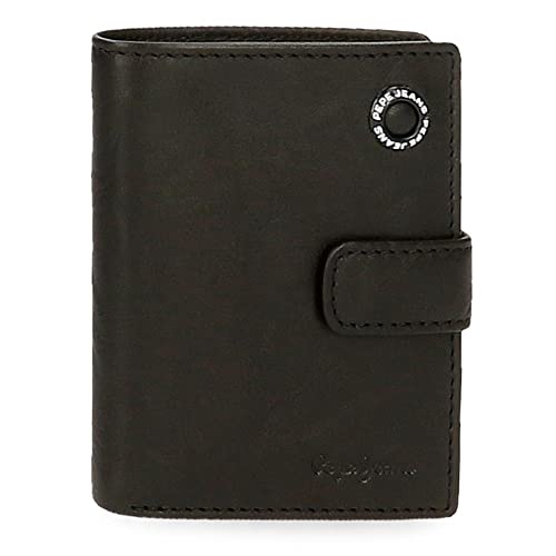 Pepe Badge Talla àºnica Portafoglio click jeans nero