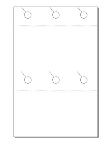 Print-Ready Door Hanger w Perfed Post Card (3-2/3