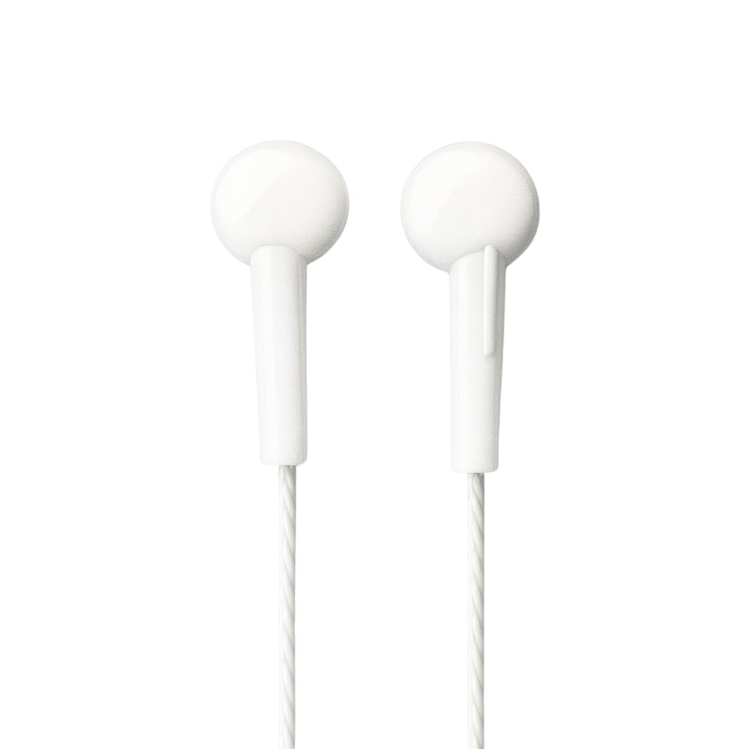 CCH 軟骨伝導イヤホン サウンドボールマイク付き ホワイト CCH-K4M-W 有線イヤホン 3.5mm