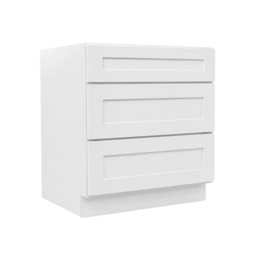 Image of Design House Brookings Kitchen Base Cabinet, 27 inch, White