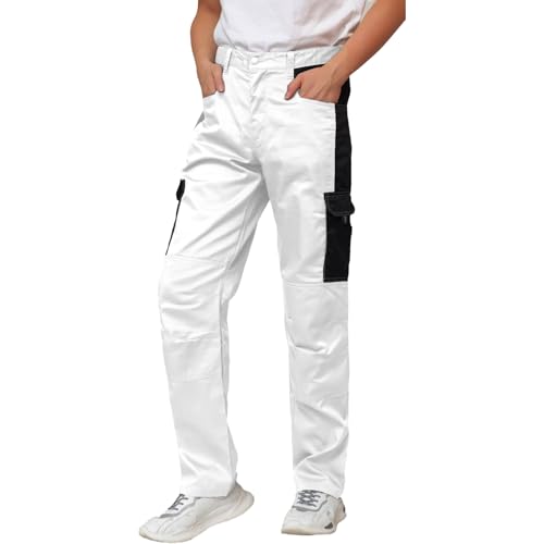 Pantalon de travail pour homme cargo avec poches aux genoux WORK IDEA