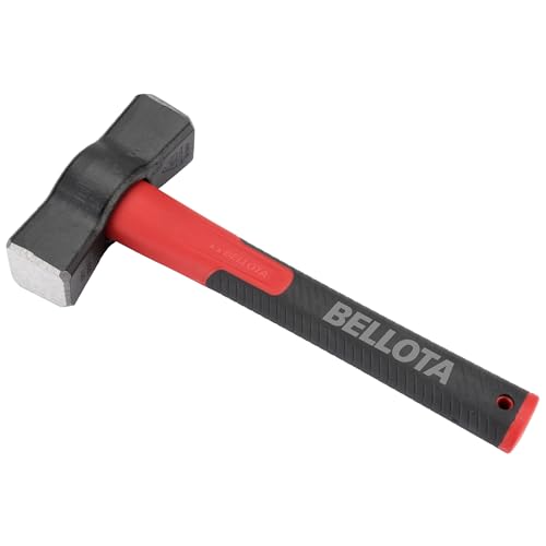 Bellota 53080CFN - Maceta albañil española con mango fibra carbono, con cabeza de 0,70 Kg