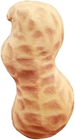 Fendawn Strive Cute Small Stuffed Plush Toy Home Decorative Vegetables Throw Pillow, Peanut