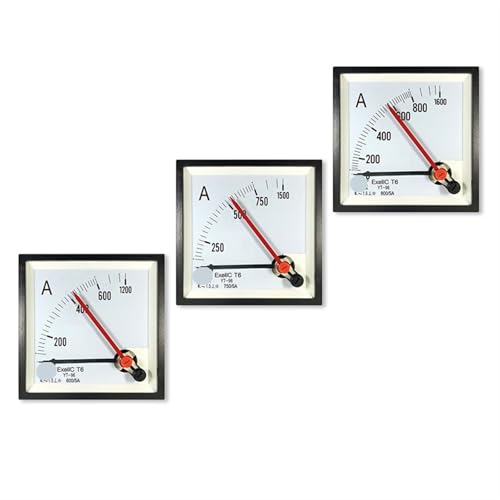 Compteur de courant de surcharge YT96 double aiguille AC 750V