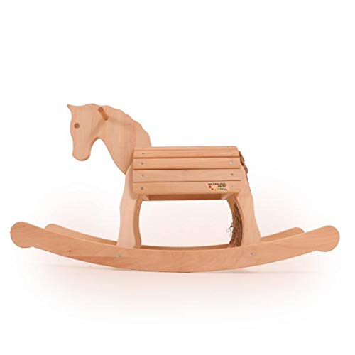 Schaukelpferd aus Holz | Holz-Schaukelpferd | Kinder-Schaukelpferd | Mini-Schaukel-Voltipferd 7020 – Bild 3