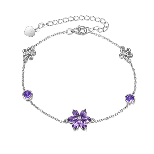 Shell/Dolphin/Turtle/Sunflower/Violet/Cat Paw/Cat And Dog/Flower/Heart/Claddagh/Ladybug/Cross/Celtic Knot Bracelet 925 Sterling Silver Bracelet Opal Moonstone Jewelry Gifts for Women