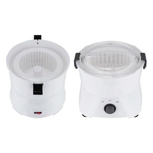 Pelador de patatas eléctrico, pelador giratorio automático, pelador rápido en 1 minuto, deshidratación de plantas, plástico