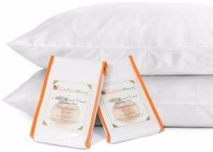 PeachSkinSheets 1500tc Level of Softness Soft Standard Pillowcase Set of 2 - Sage Green