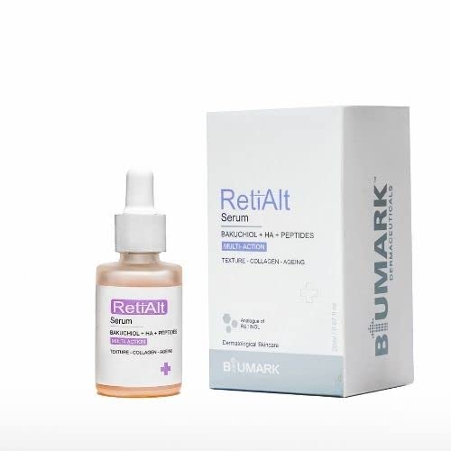 RetiAlt Serum – Bakuchiol & Peptide Formula for Youthful Radiance, Smooth Skin & Anti-Aging Benefits – Hydrating Face Seru...
