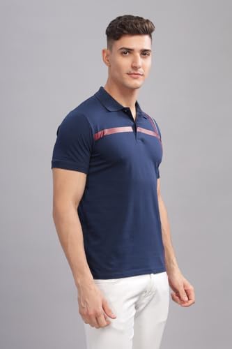 Image of ADRO Regular Fit Polo T-Shirt for Men| Printed Polo T-Shirt | Cotton Polo T Shirt