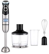 KENT Hand Blender Plus Chopper 450 W | Variable Speed Control | Turbo Switch for Fast Blending & ...