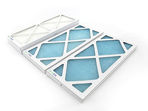 TOP FILTRE - Lot de 3 Filtres VMC Double Flux Compatibles UNELVENT IDEO 325 ECOWATT/INITIA 225 – 2 G4 & 1 Filtre F7 – Purification de l’Air