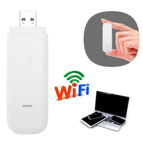 Image of Yoidesu 4G LTE Portable WiFi Router, 3 4G Mobile WiFi Hotspot for Travel with USB Plug in, Supports 10 Users, 150Mbps Download Speed, Compatible with Smartphones Laptops Tablets