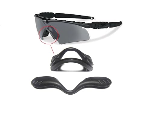 GALAXYLENSE Galaxy Replacement Lenses For Oakley Si Ballistic M Frame 2.0 Z87.. (Black Nose Pads,)