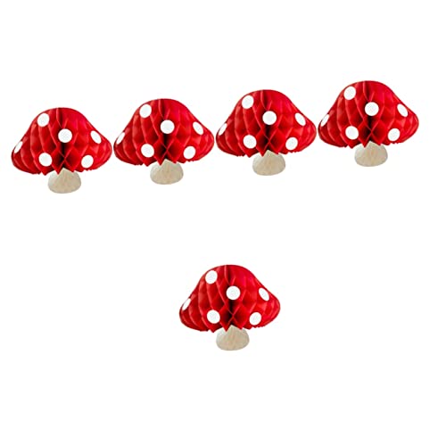 Abaodam 5 Piezas En De Papel Topper Festivo Ducha Selva Bosque Boda Decoración País De Las Maravillas Cumpleaños Cuake Bola Ornamento Pascua Decoración Panal para