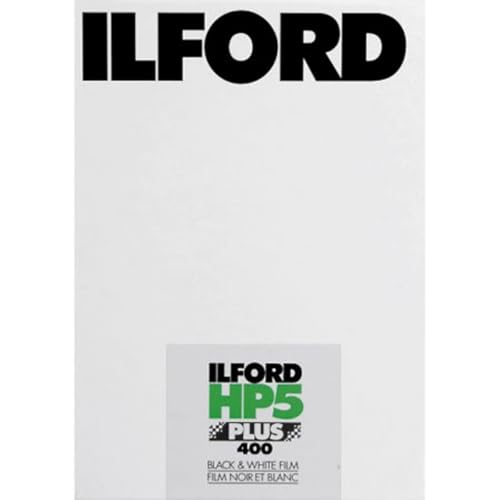 Film Ilford HP5 Plus 12,7x17,8 cm noir et blanc grand format 25 feuilles
