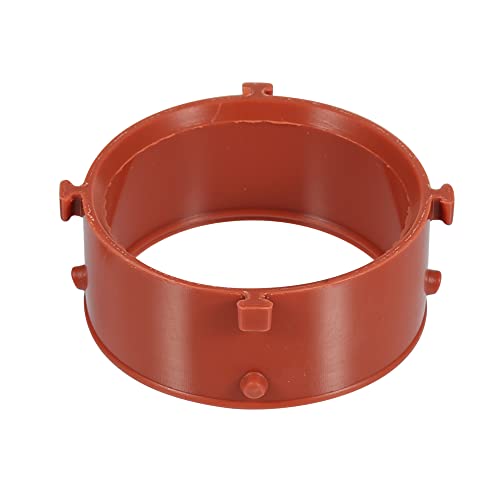 Image of X AUTOHAUX Red Turbo Intake Seal Rubber Replacement A6420940480 for Mercedes-Benz R320 2007-2008 for Mercedes-Benz E320 2007-2008