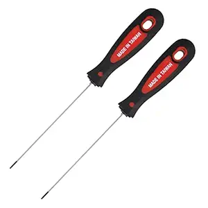 Utoolmart 1.5mm Dia Ball-ball Allen Screwdriver 100mm Working Length S2 Balldriver Micro Ballhead Hexagon Electronics Screwdriver Set for Fine Aadjustment Work 2pcs