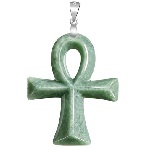 Collier en jadéite naturelle de qualité A et sa croix en argent pour sublimer vos tenues