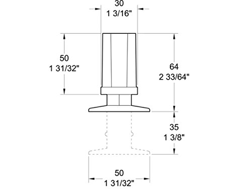 4 x 30mm STAINLESS STEEL SQUARE TABLE LEGS ADJUSTABLE FEET FOOT TABLE SINK UNIT